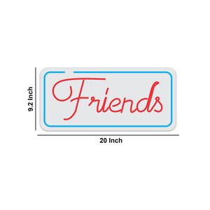 Friends Text Neon Sign LED Light