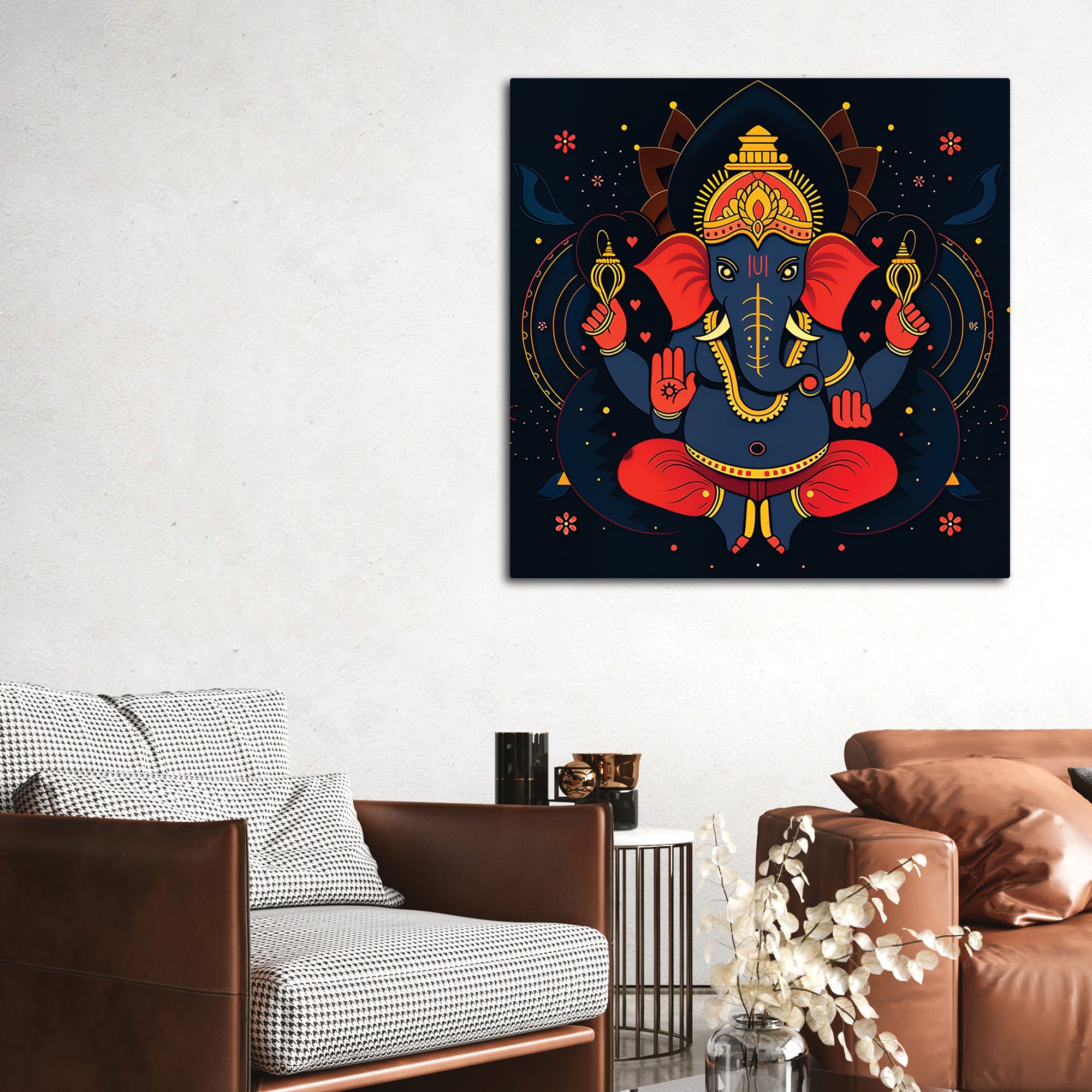Ganesh Ji Canvas Painting