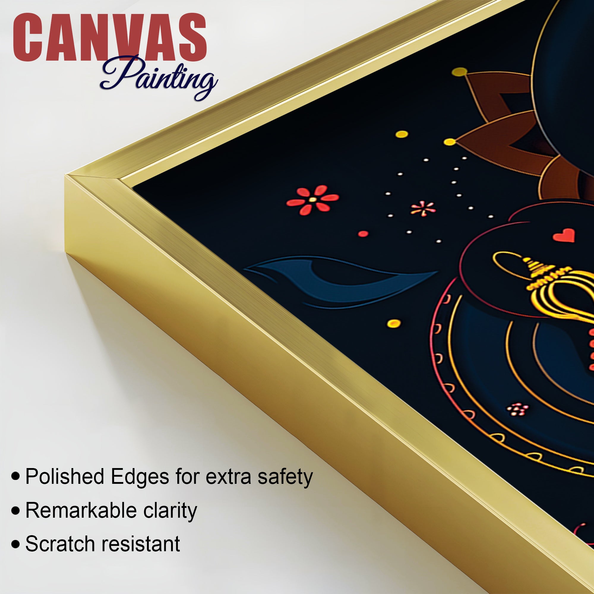 Ganesh Ji Canvas Painting