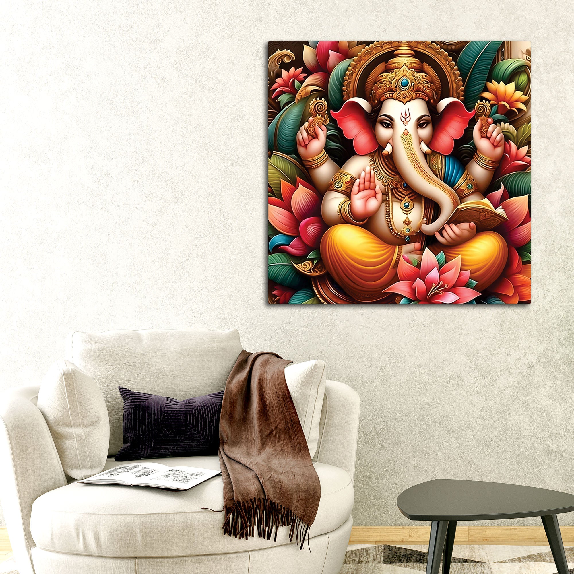 Ganesh Ji Canvas Wall Art Painting