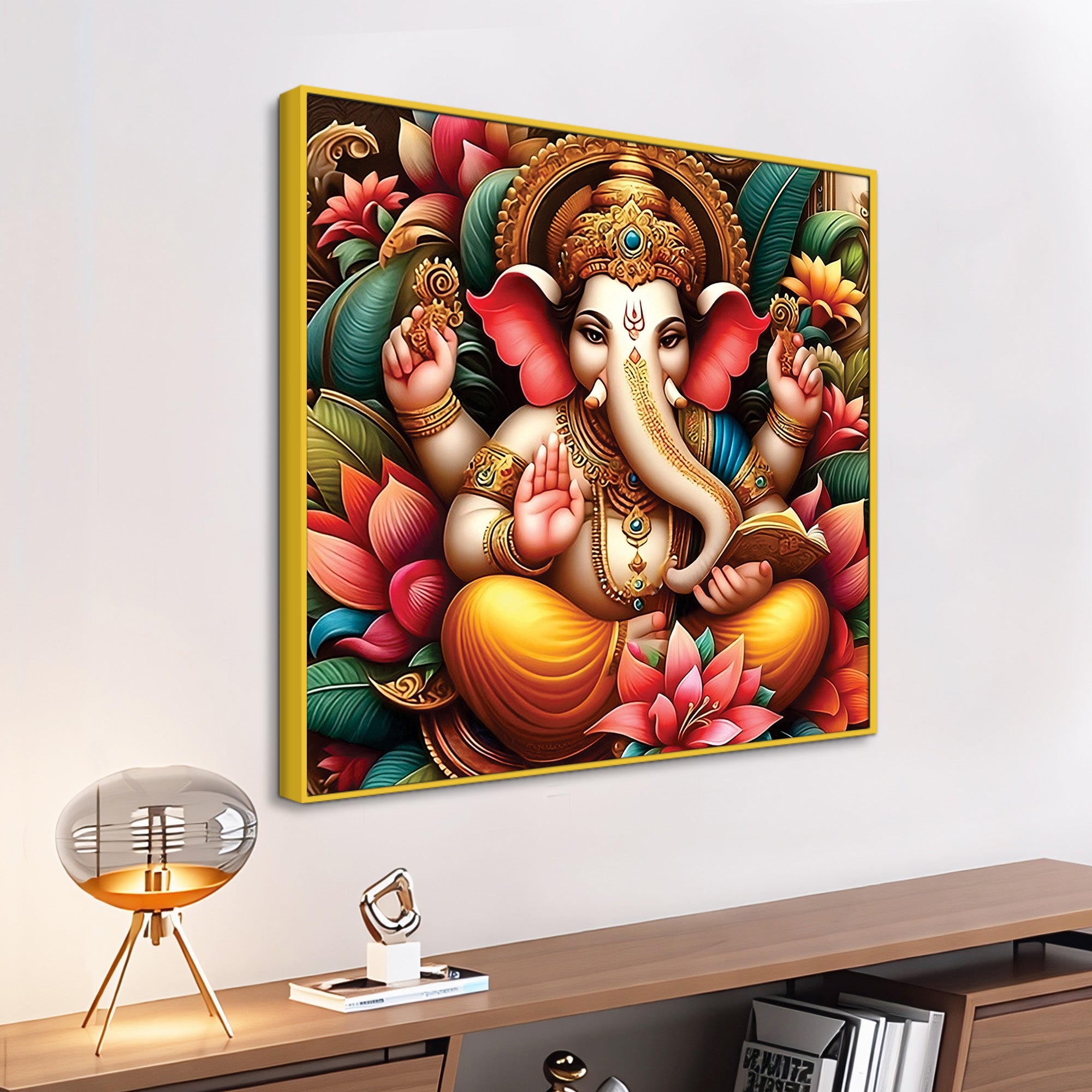 Ganesh Ji Canvas Wall Art Painting