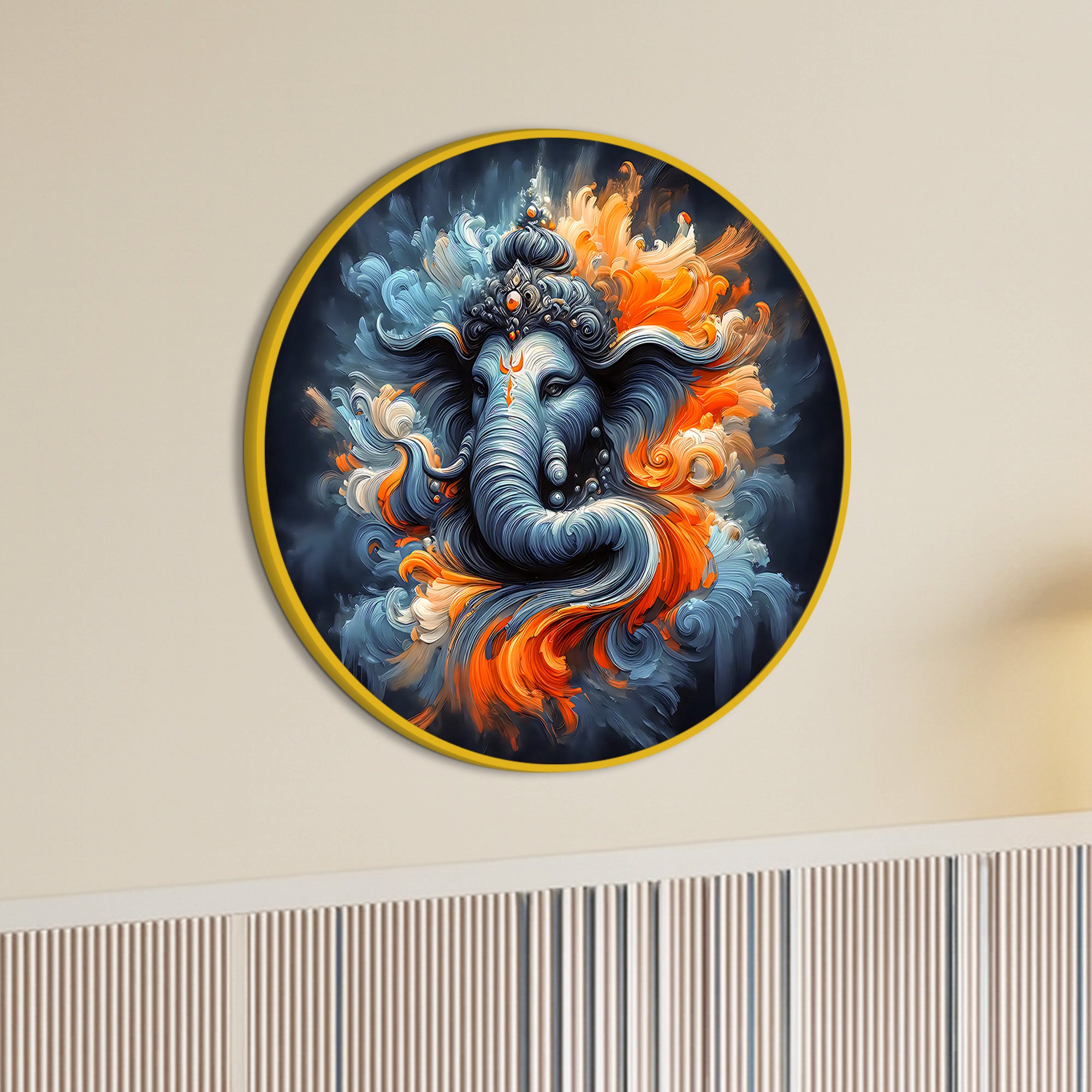 Ganesh Ji Premium Wall Painting