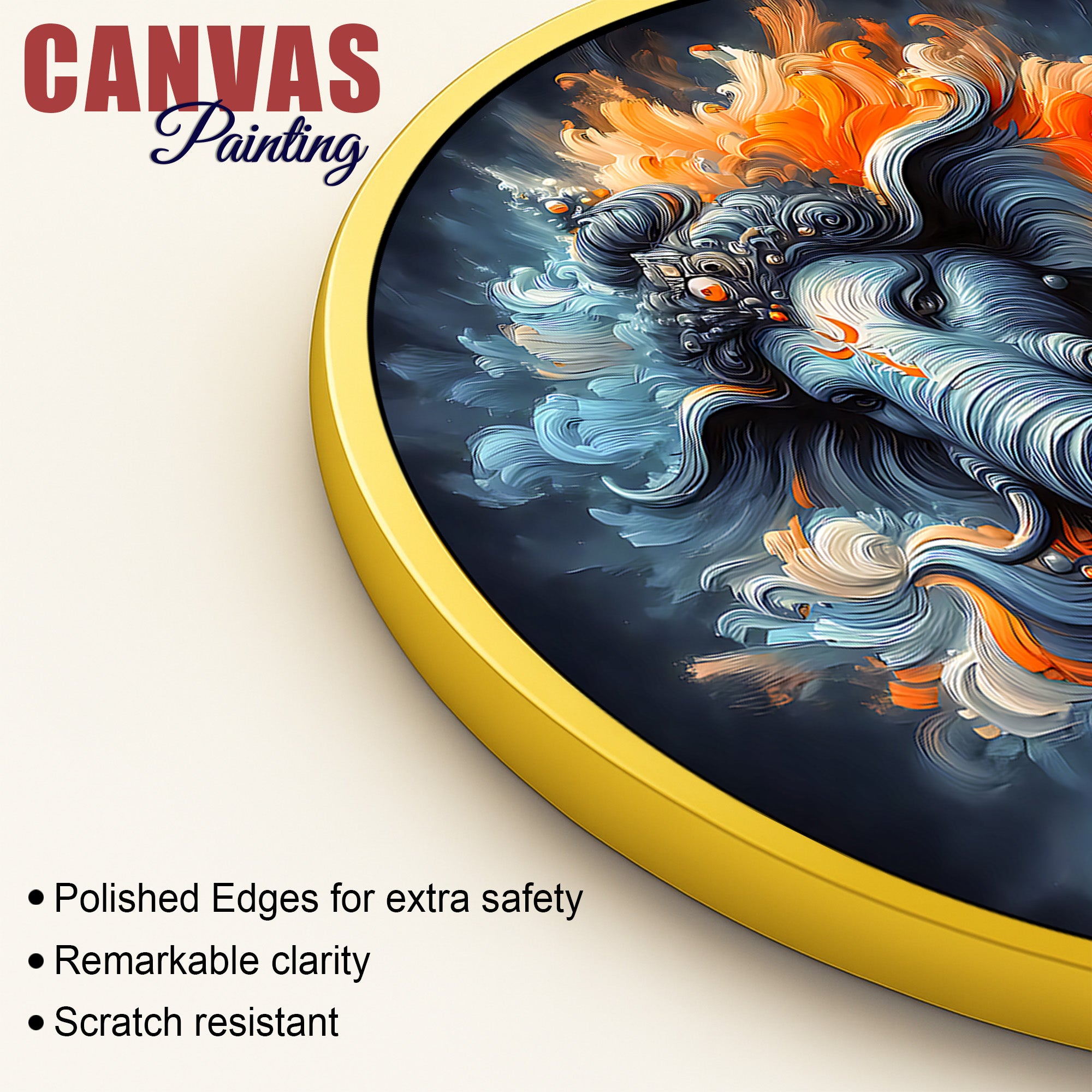 Ganesh Ji Premium Wall Painting