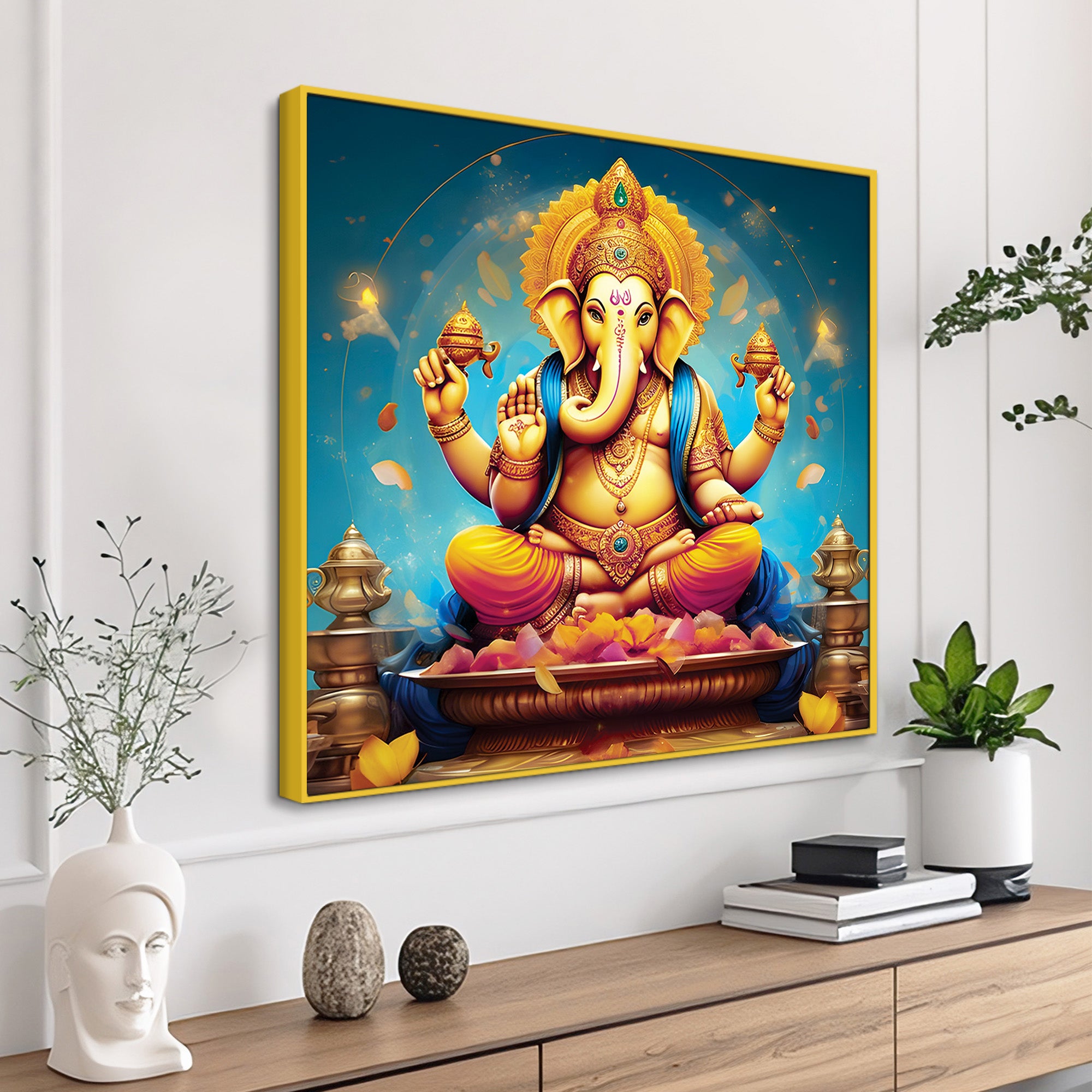 Ganesh Ji Wall Decor Painting for Peace & Prosperity