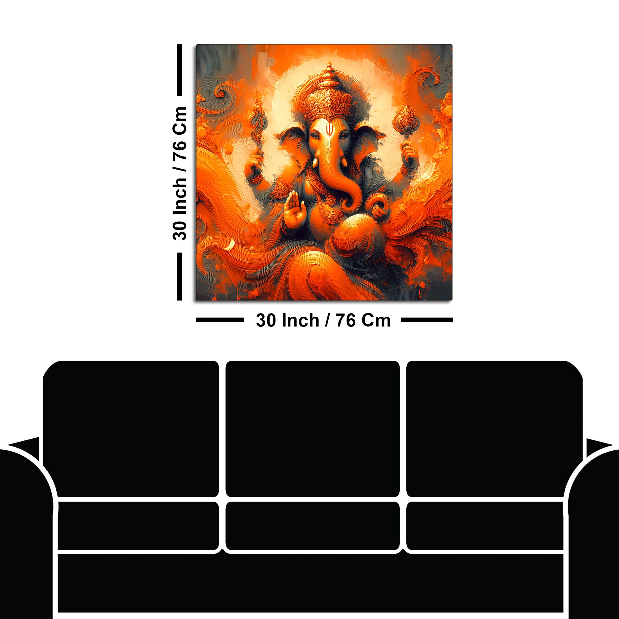 Ganesh Ji Wall Painting for Decoration