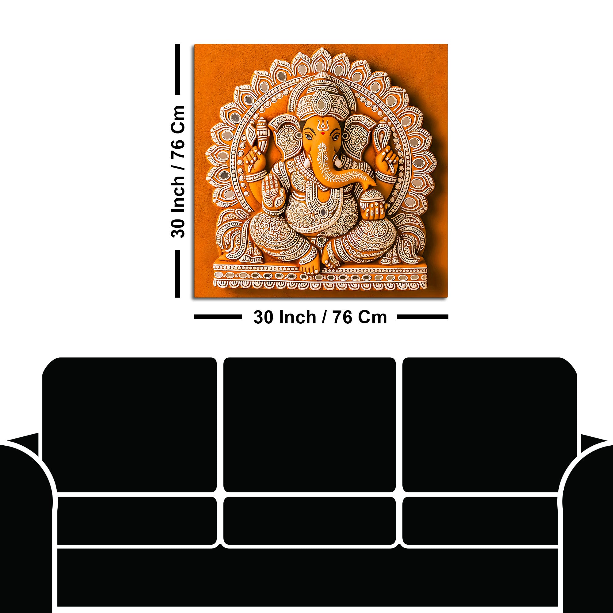 Ganesha Decoration Wall Painting