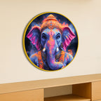 Ganesha Ji Artistic Canvas Painting