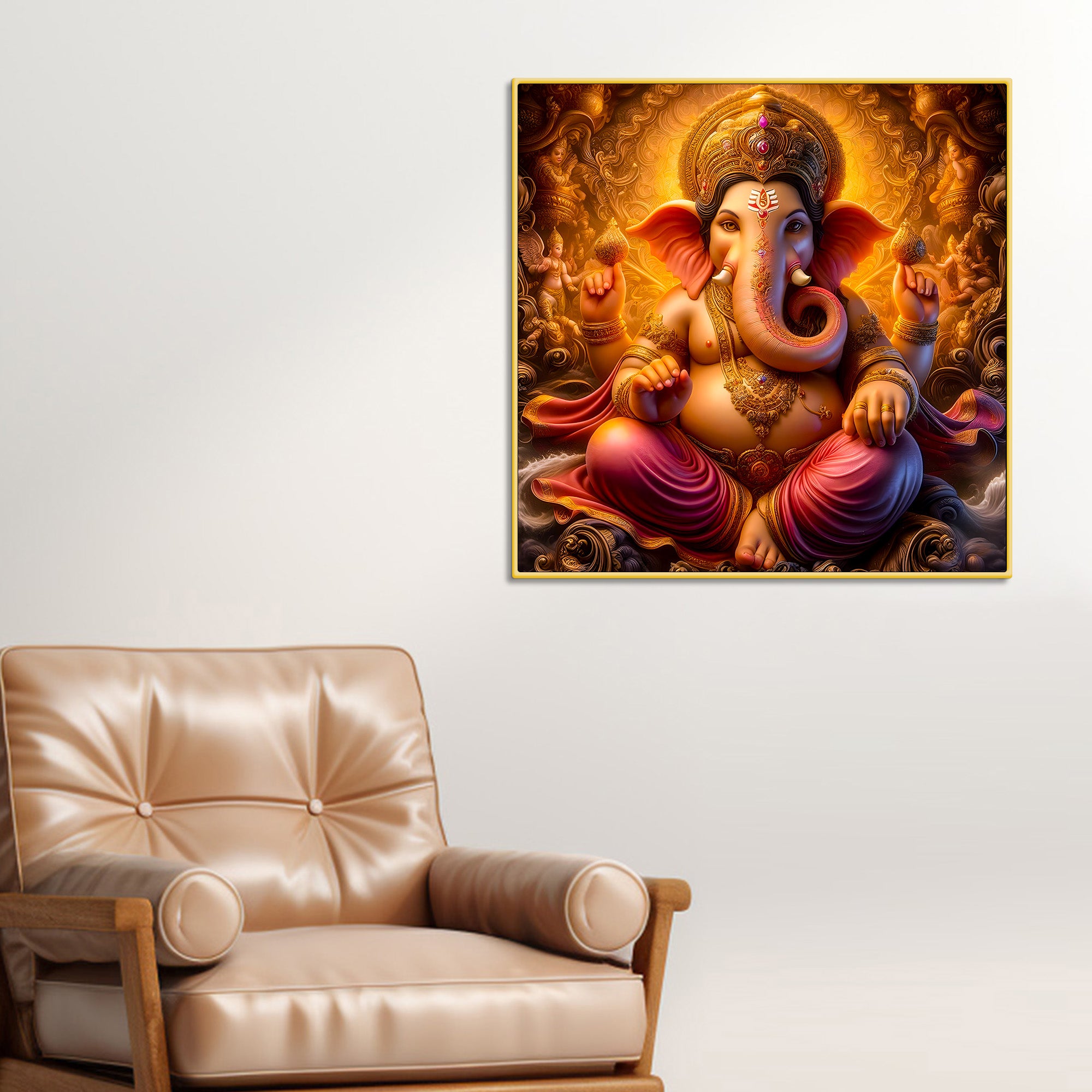 Ganesha Modern Art Painting