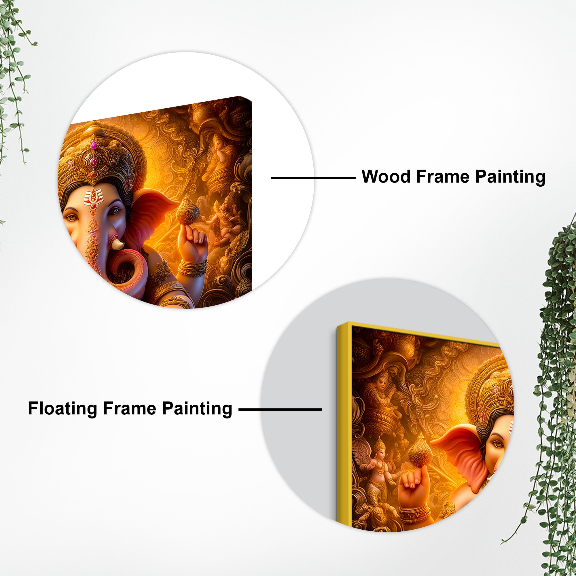 Ganesha Modern Art Painting