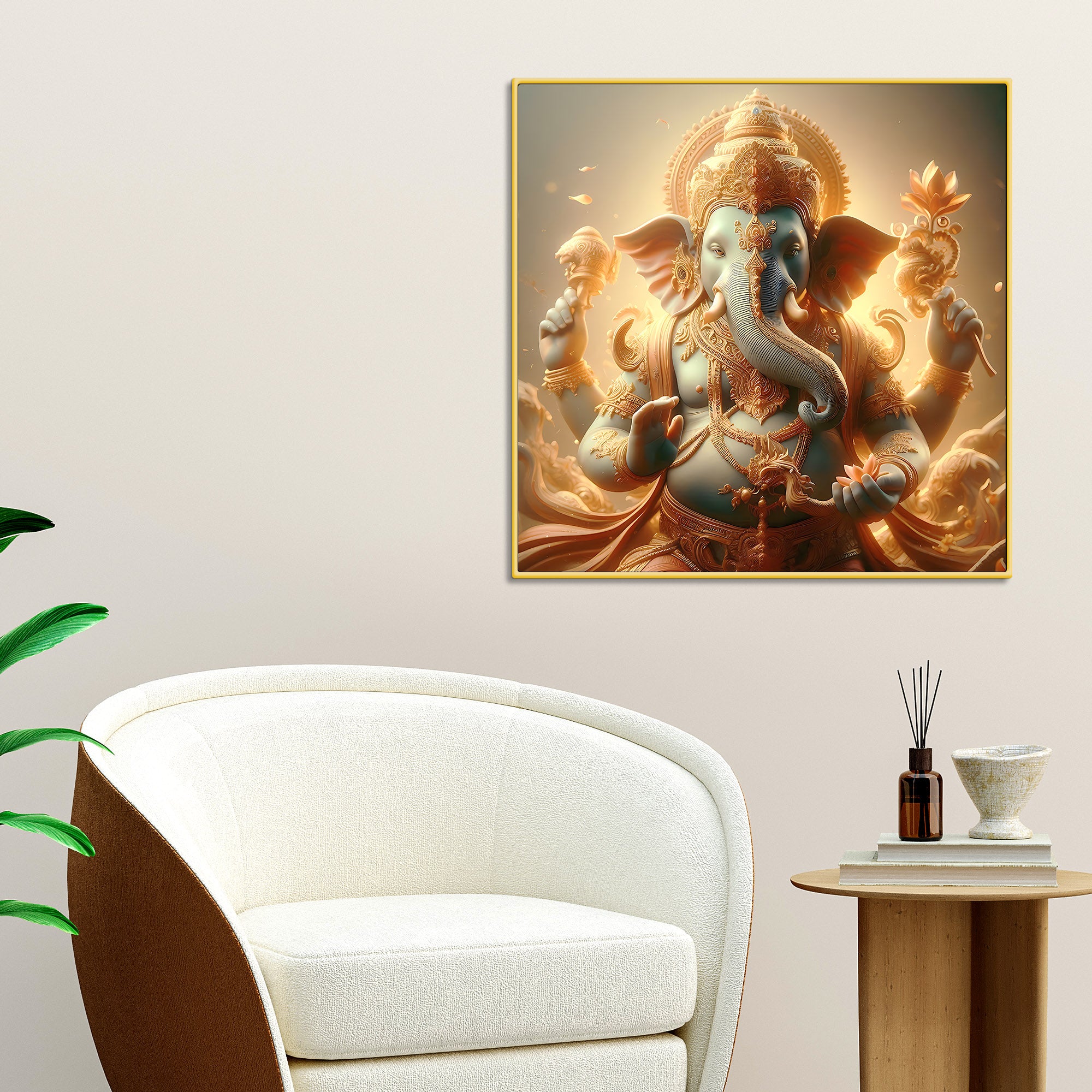 Ganesha Modern Wall Art Painting