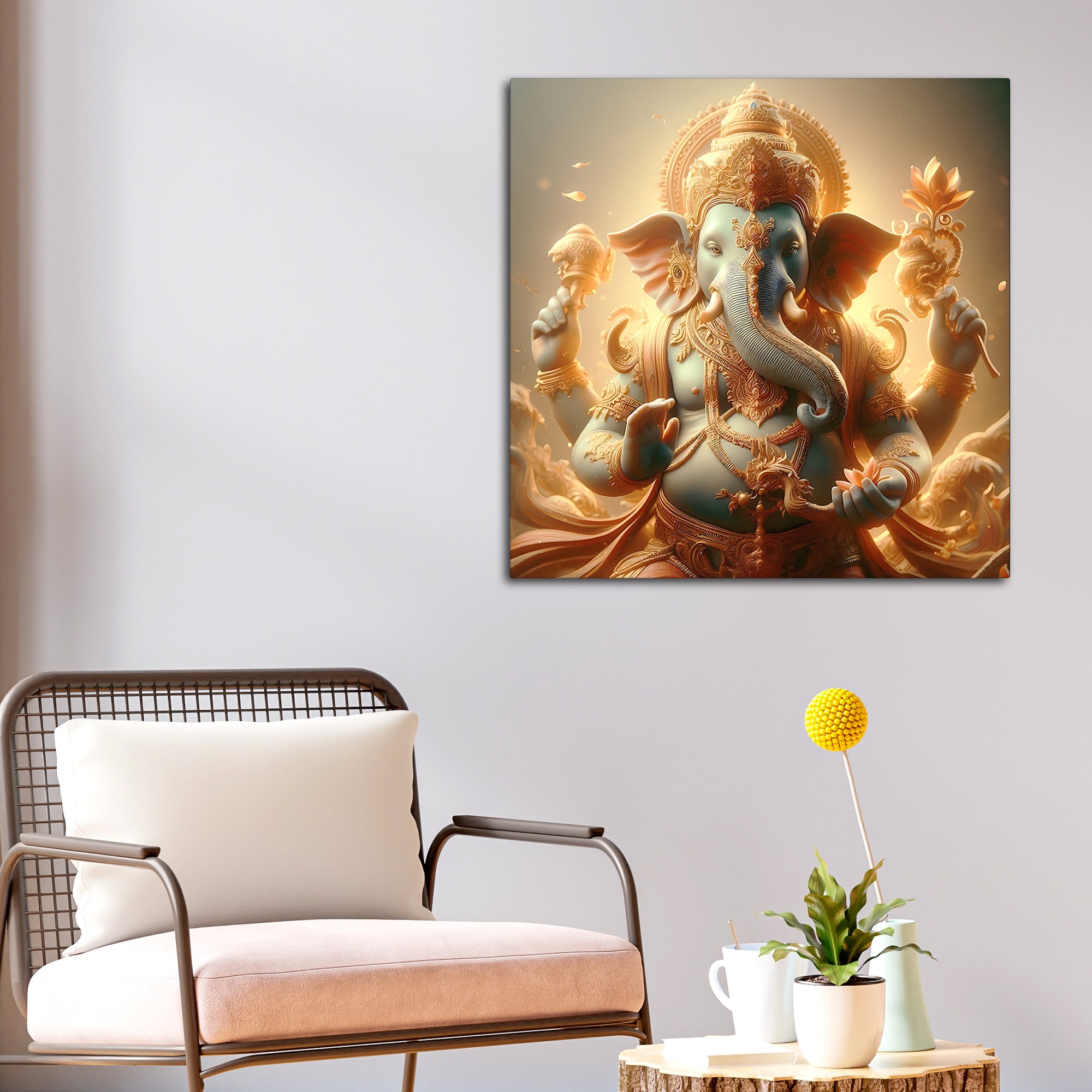 Ganesha Modern Wall Art Painting