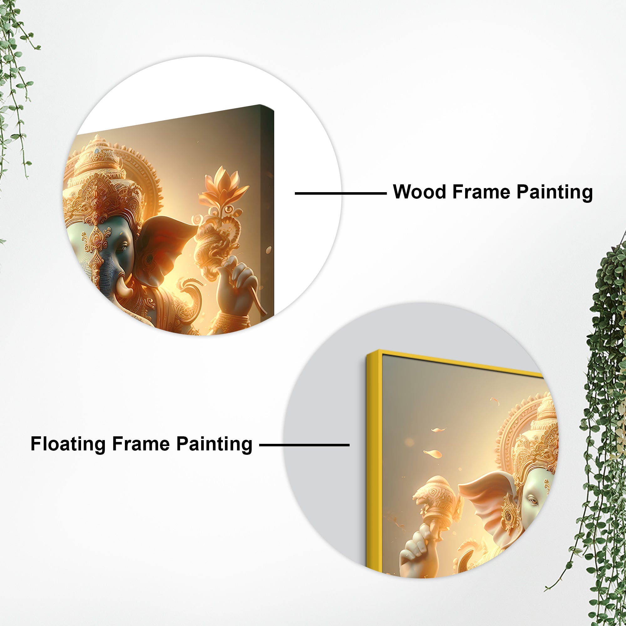 Ganesha Modern Wall Art Painting