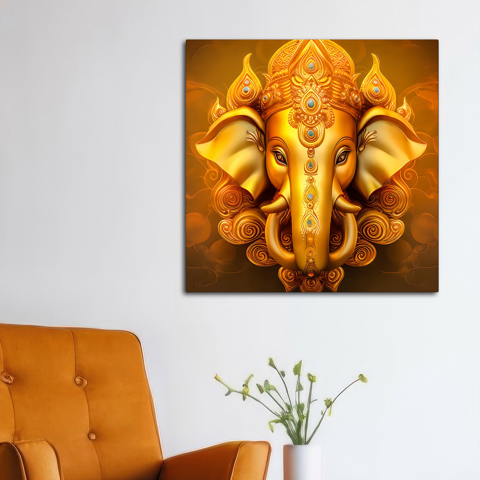 Ganesha Modern Wall Painting