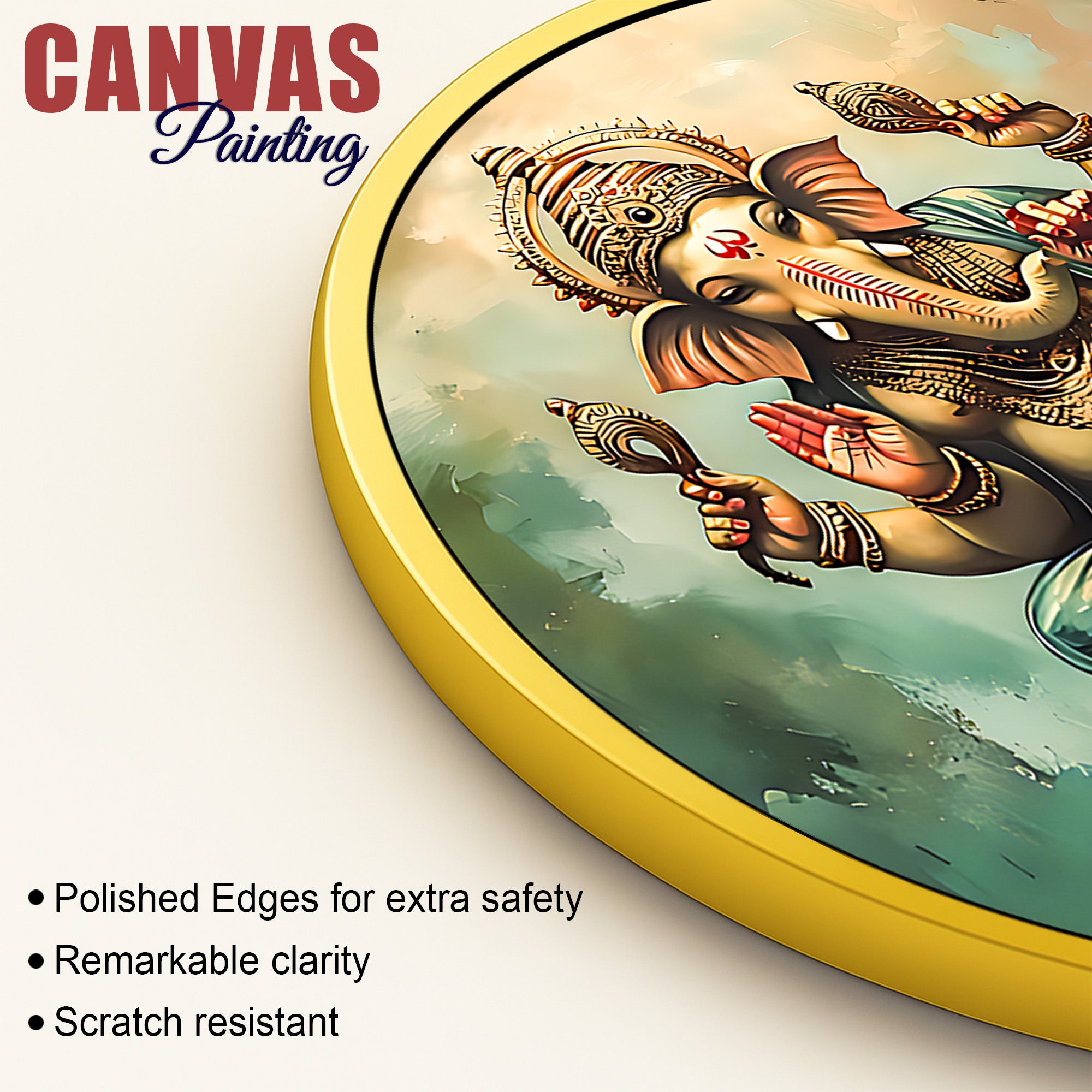 Ganesha Spiritual Canvas Painting