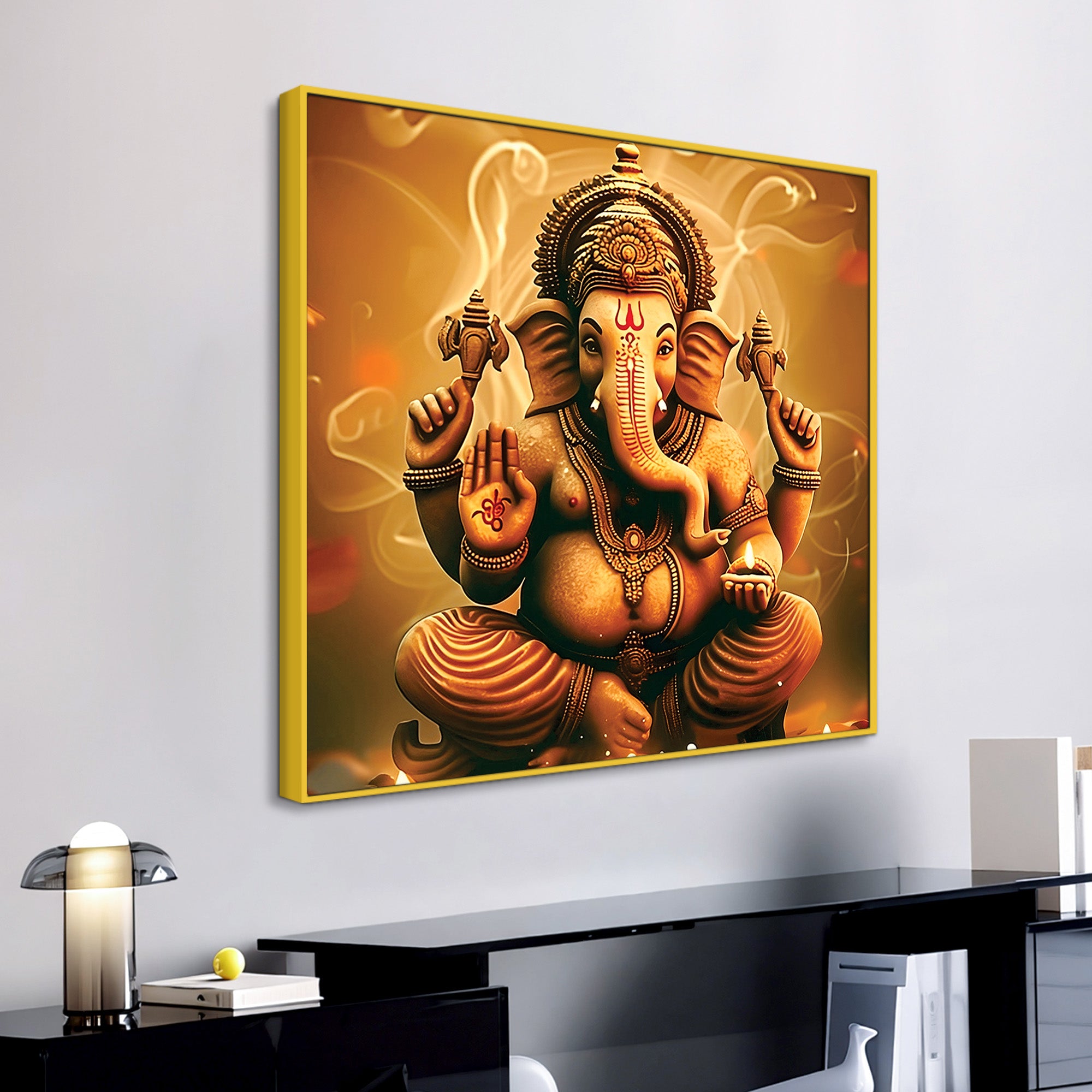 Ganesha Wall Art Canvas Painting