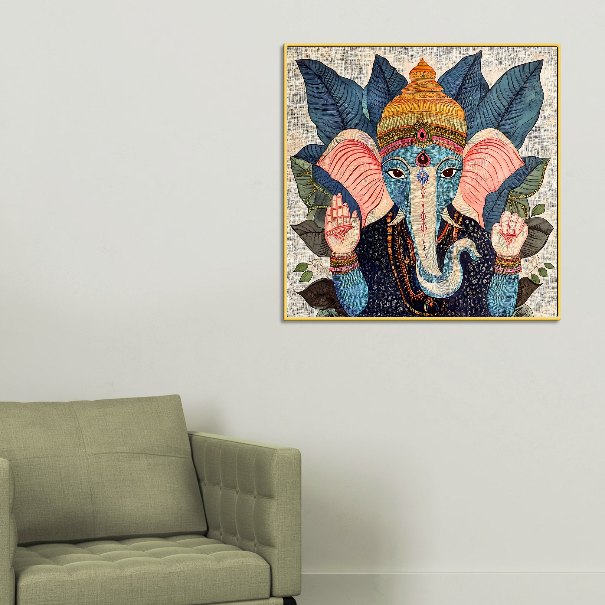 Ganpati Bappa Art Painting