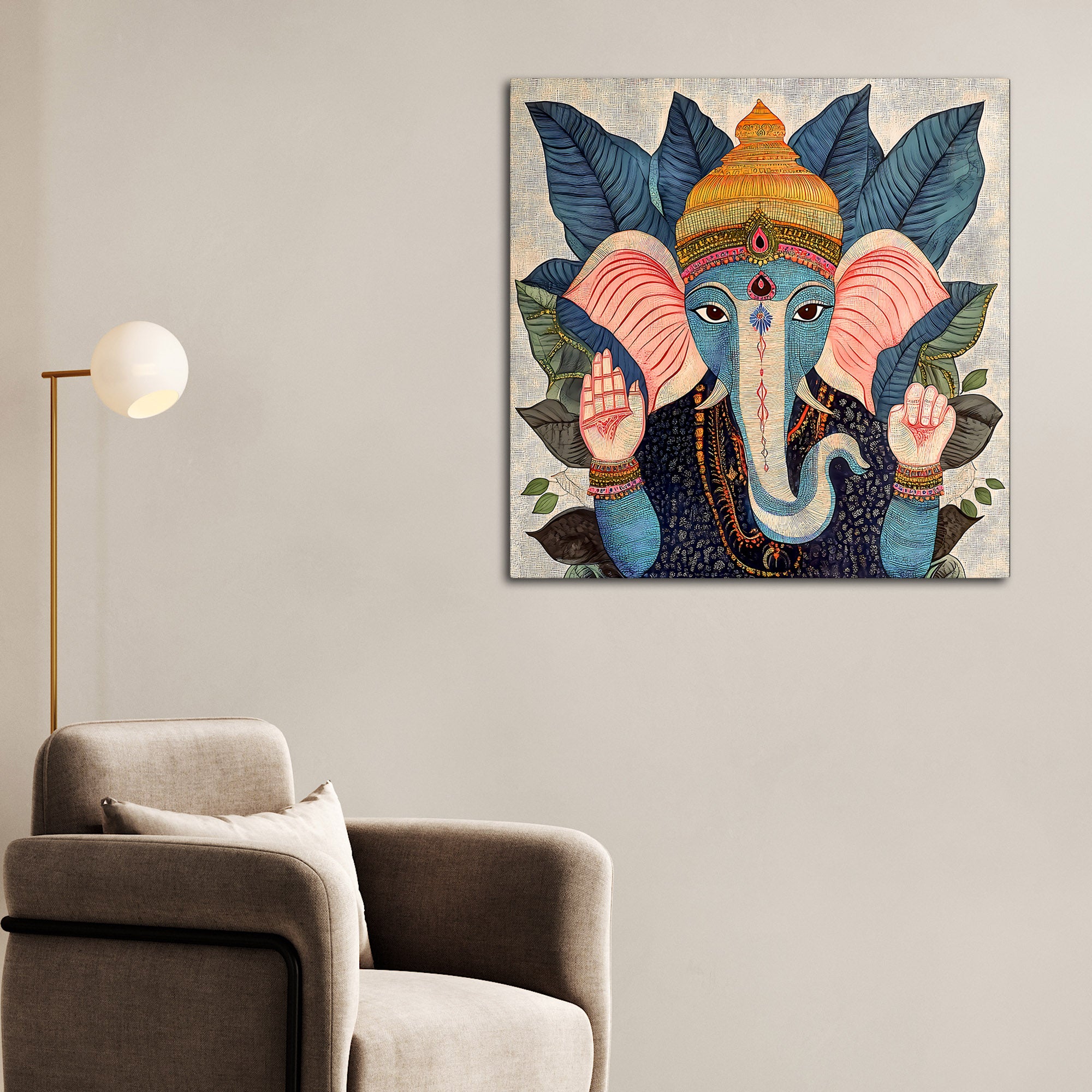 Ganpati Bappa Art Painting