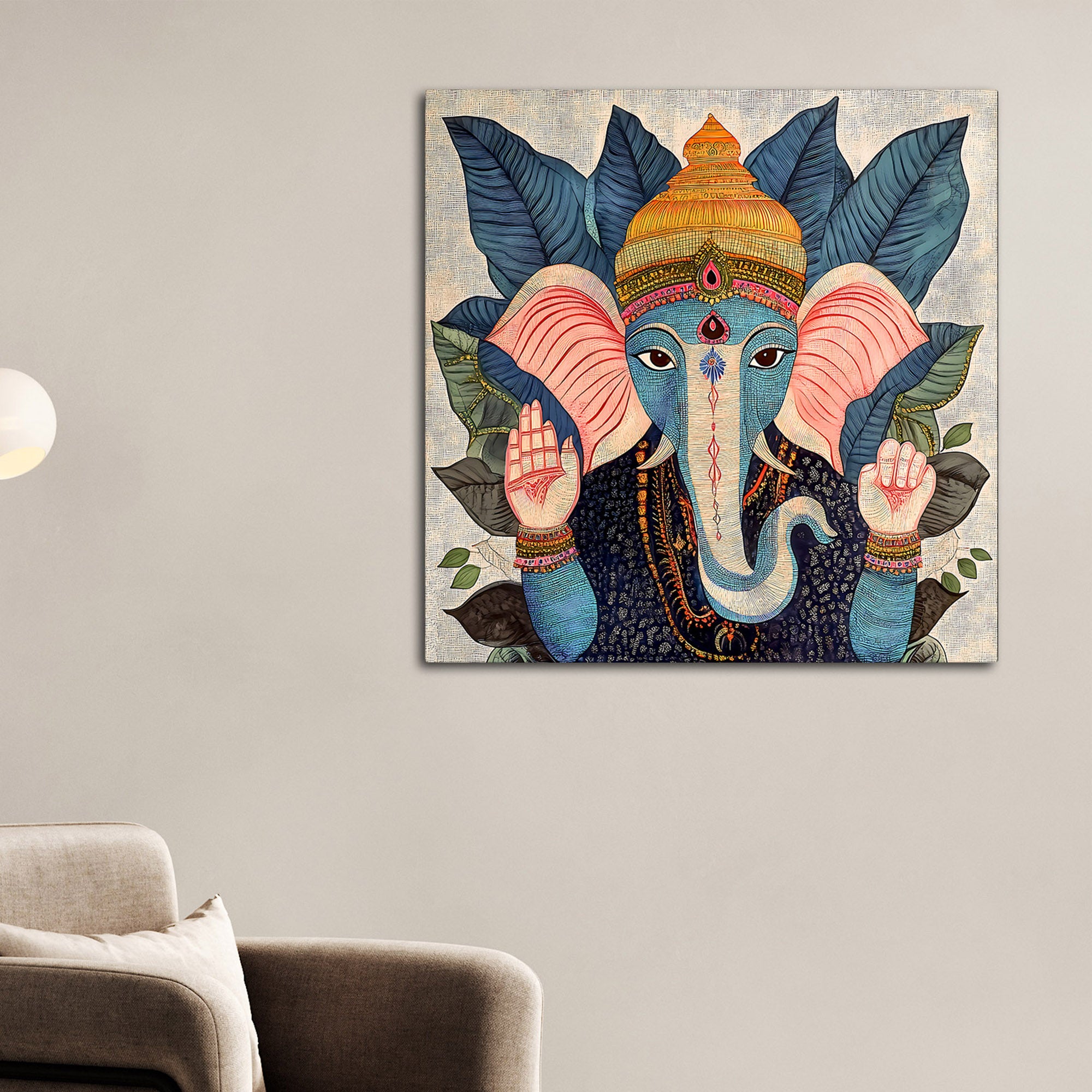 Ganpati Bappa Art Painting