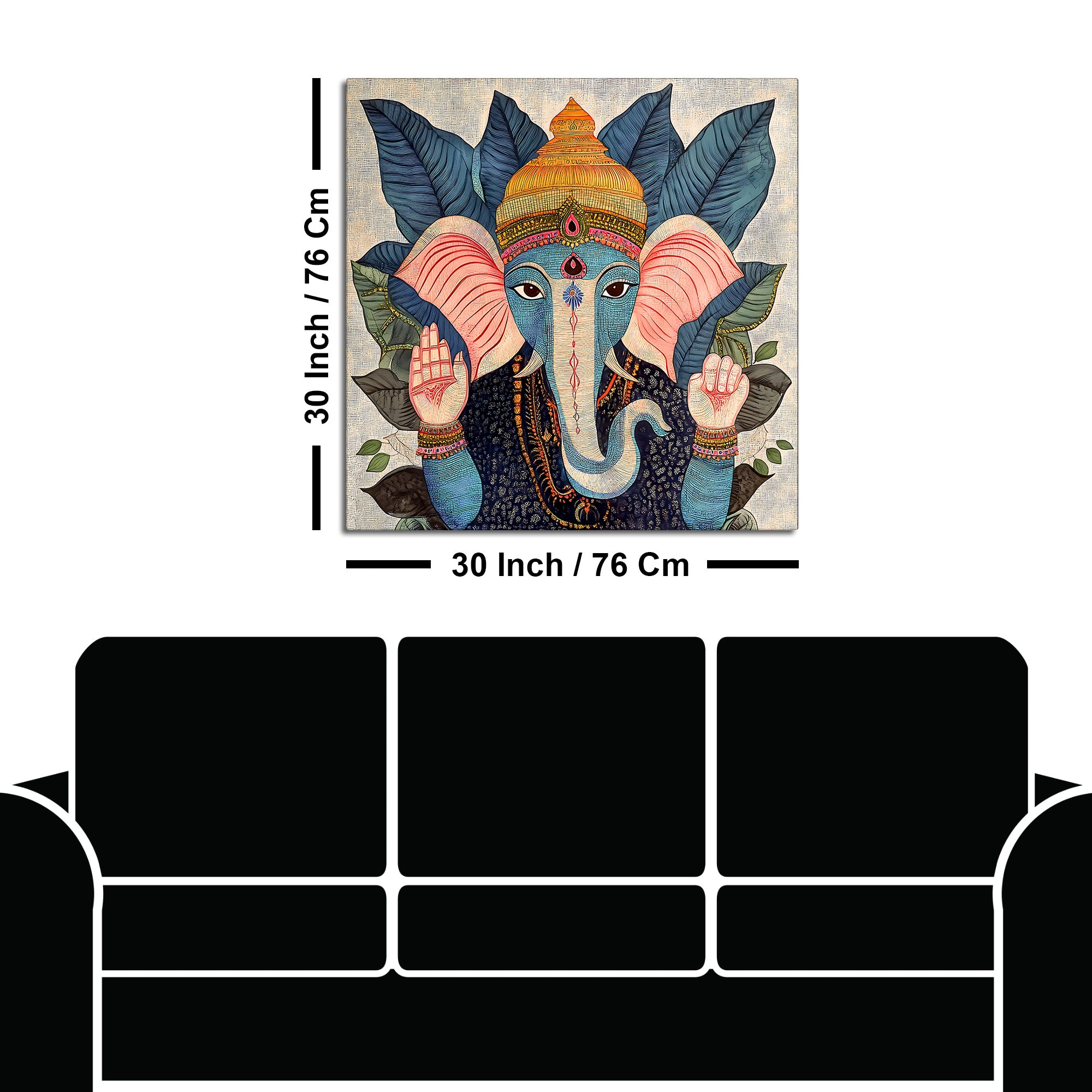 Ganpati Bappa Art Painting