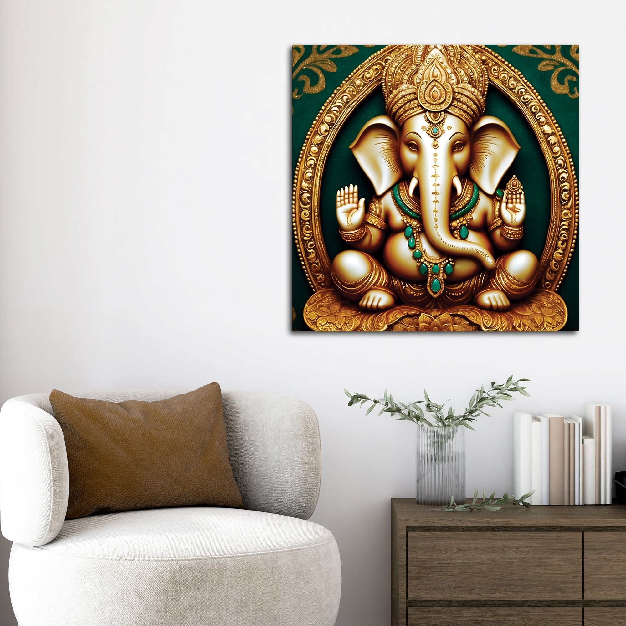 Ganpati Bappa Canvas Painting