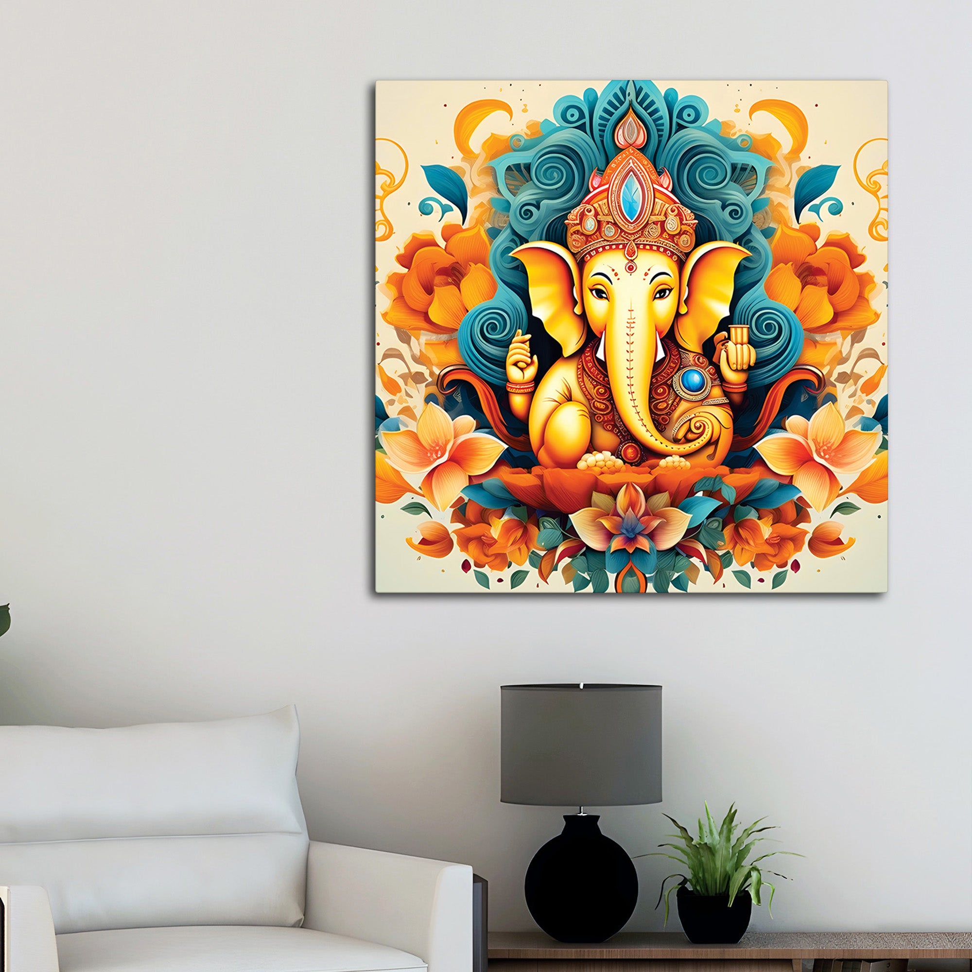 Ganpati Bappa Ji Canvas Painting
