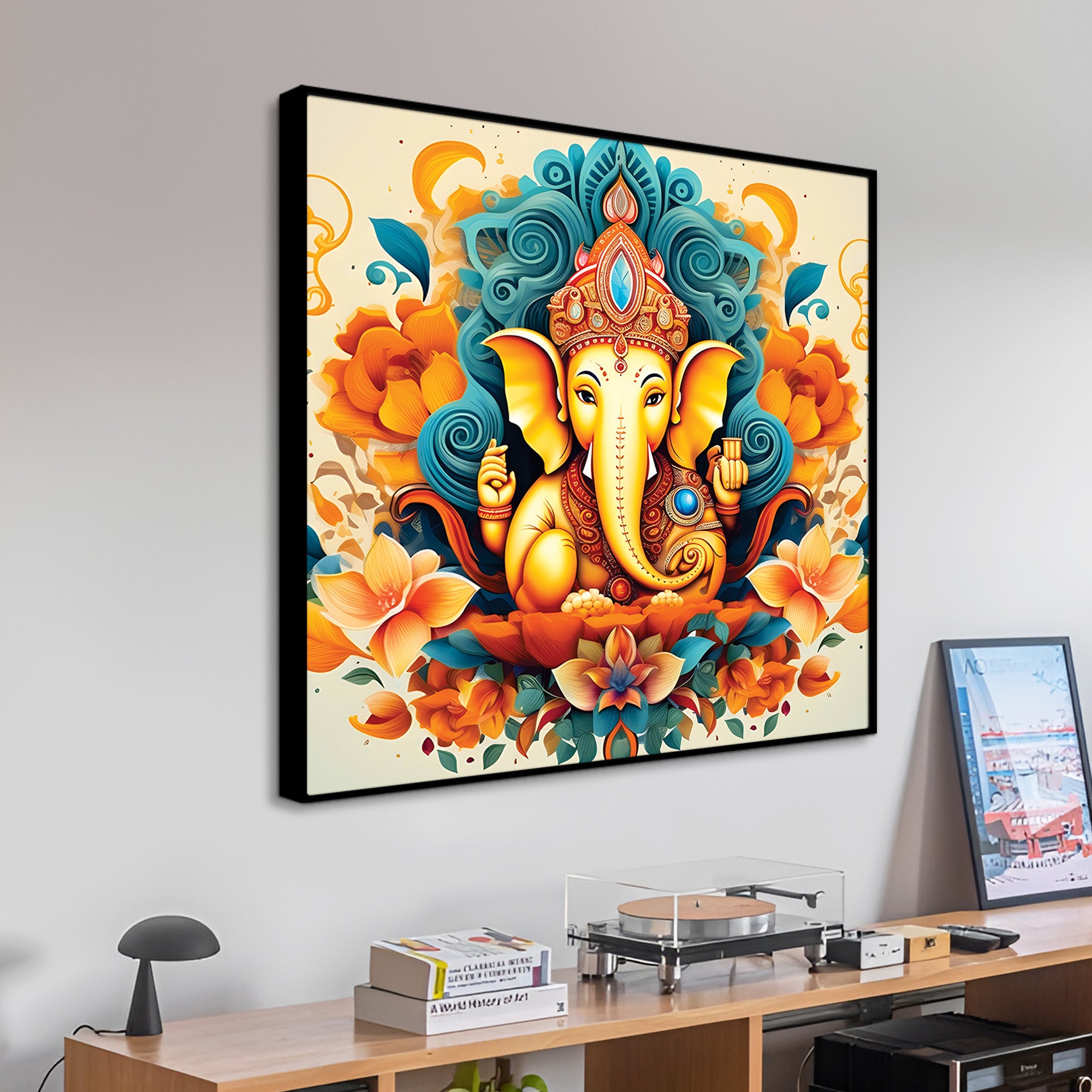 Ganpati Bappa Ji Canvas Painting