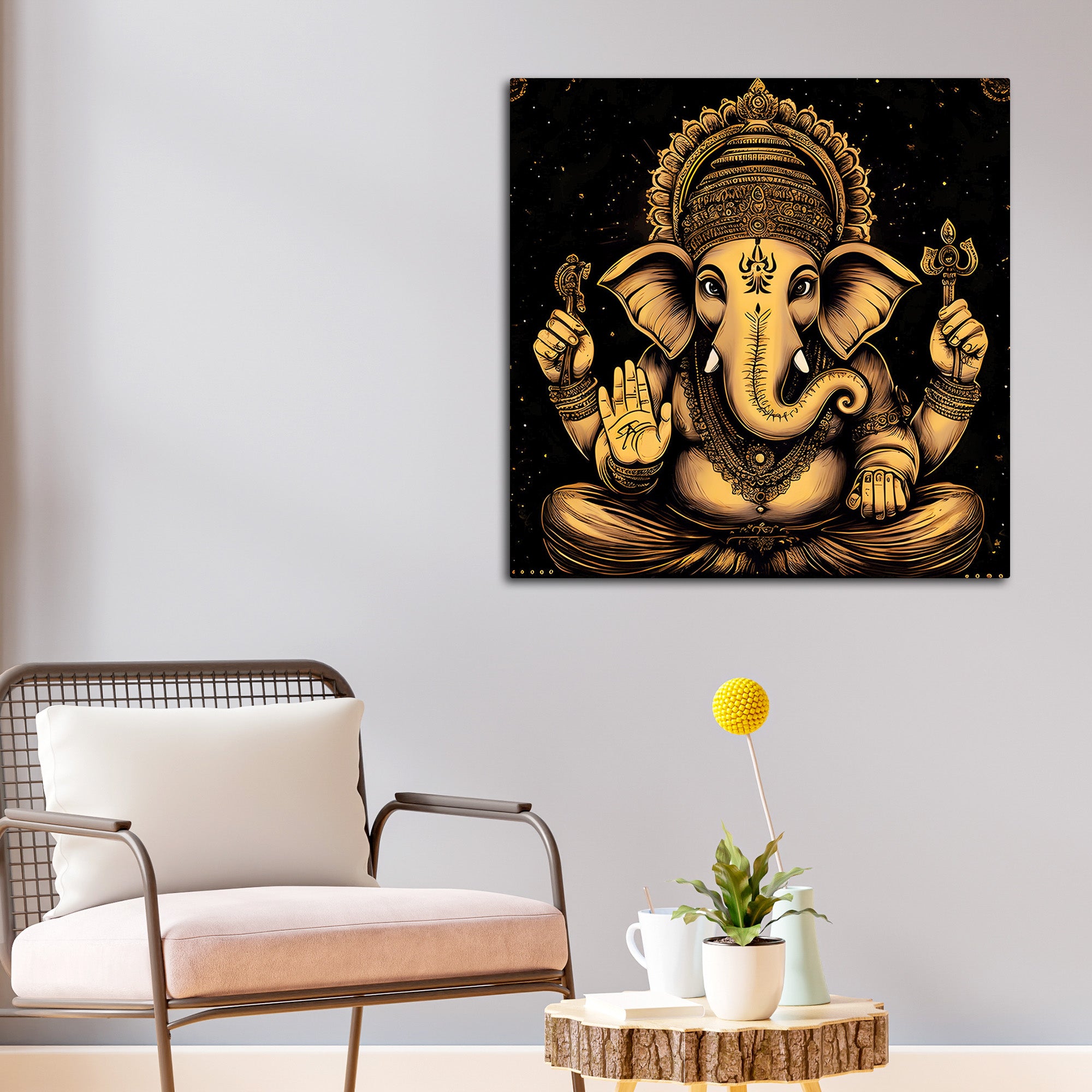 Ganpati Bappa Ji Wall Art Painting for Office & Home