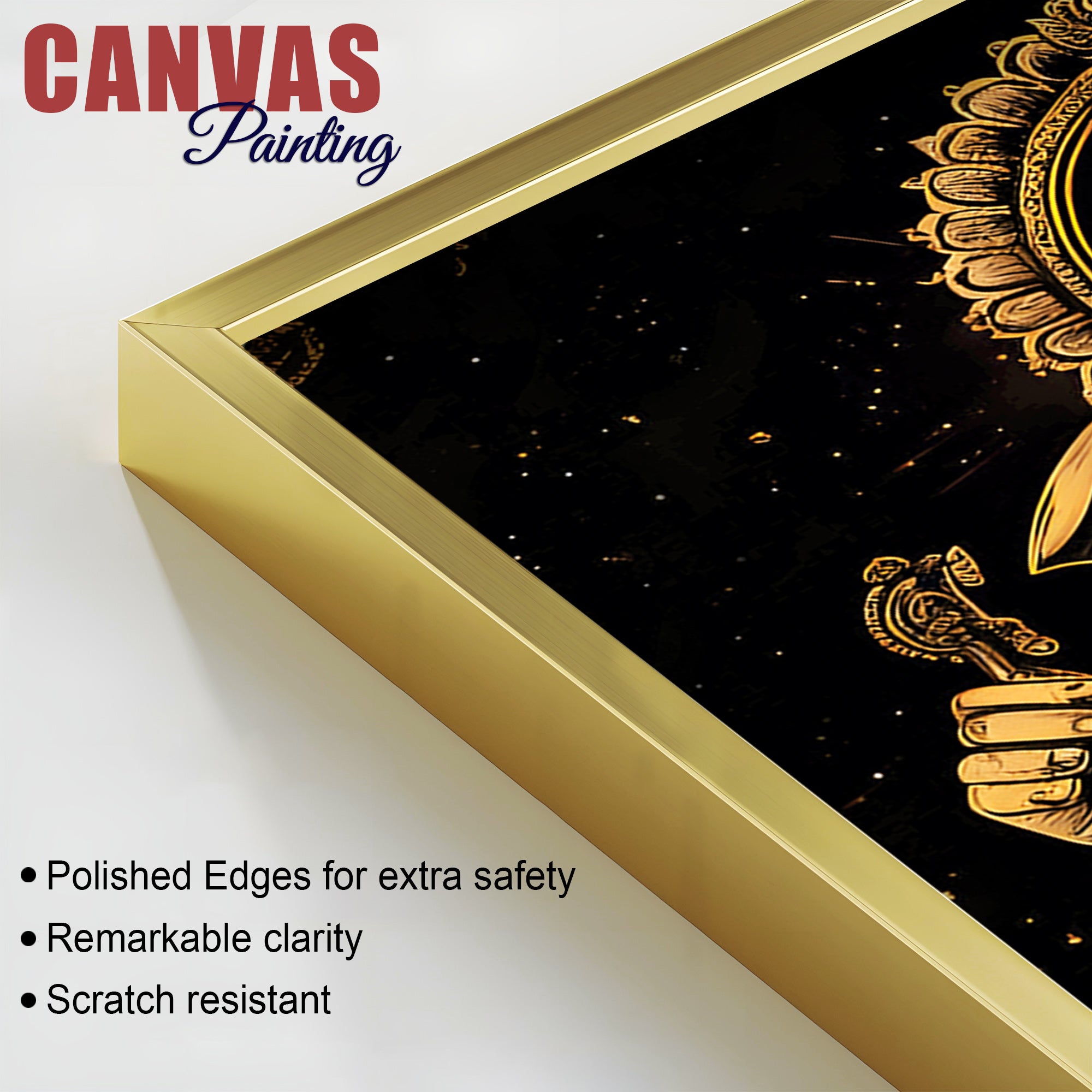 Ganpati Bappa Ji Wall Art Painting for Office & Home