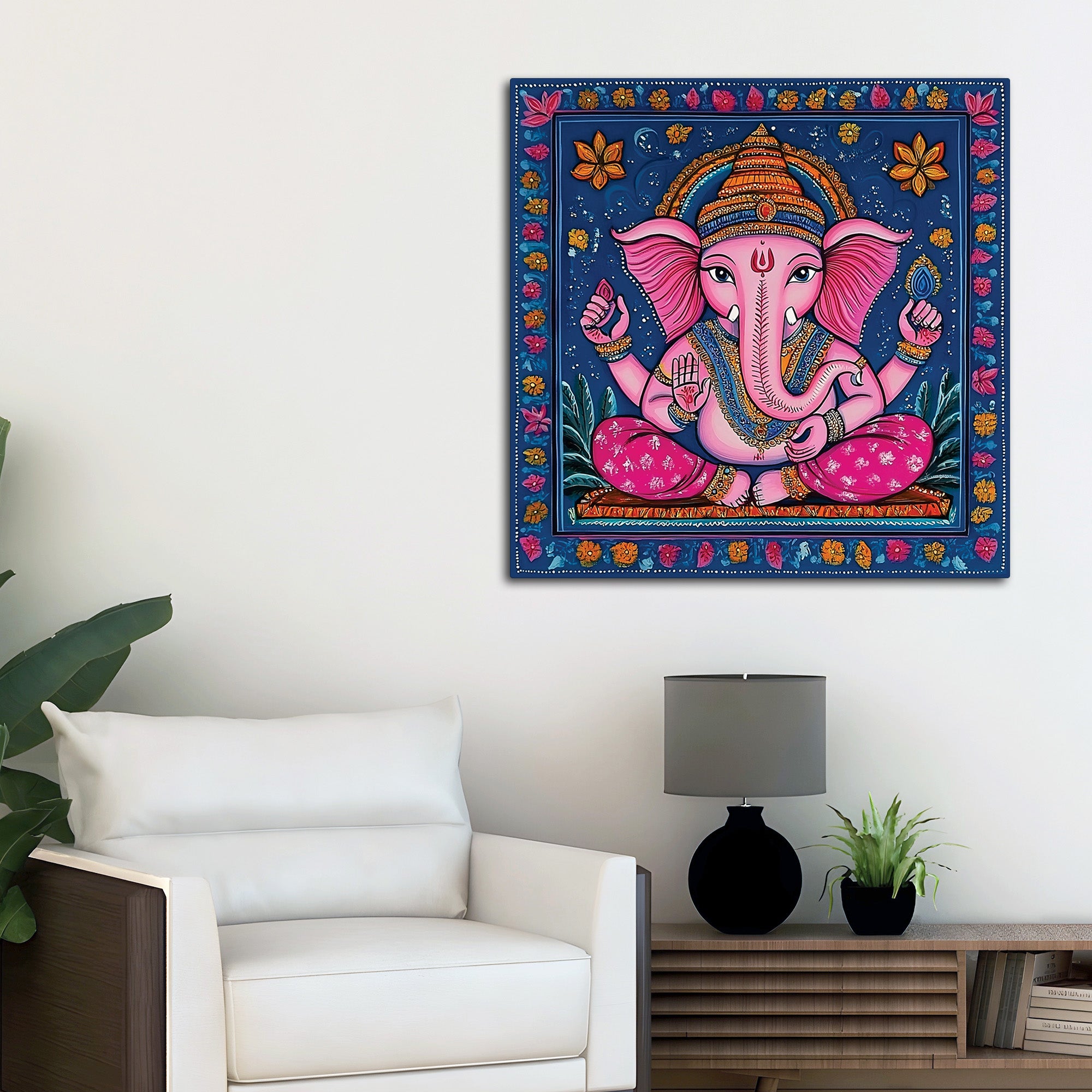 Ganpati Canvas Painting