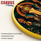 Ganpati Home Temple Wall Painting