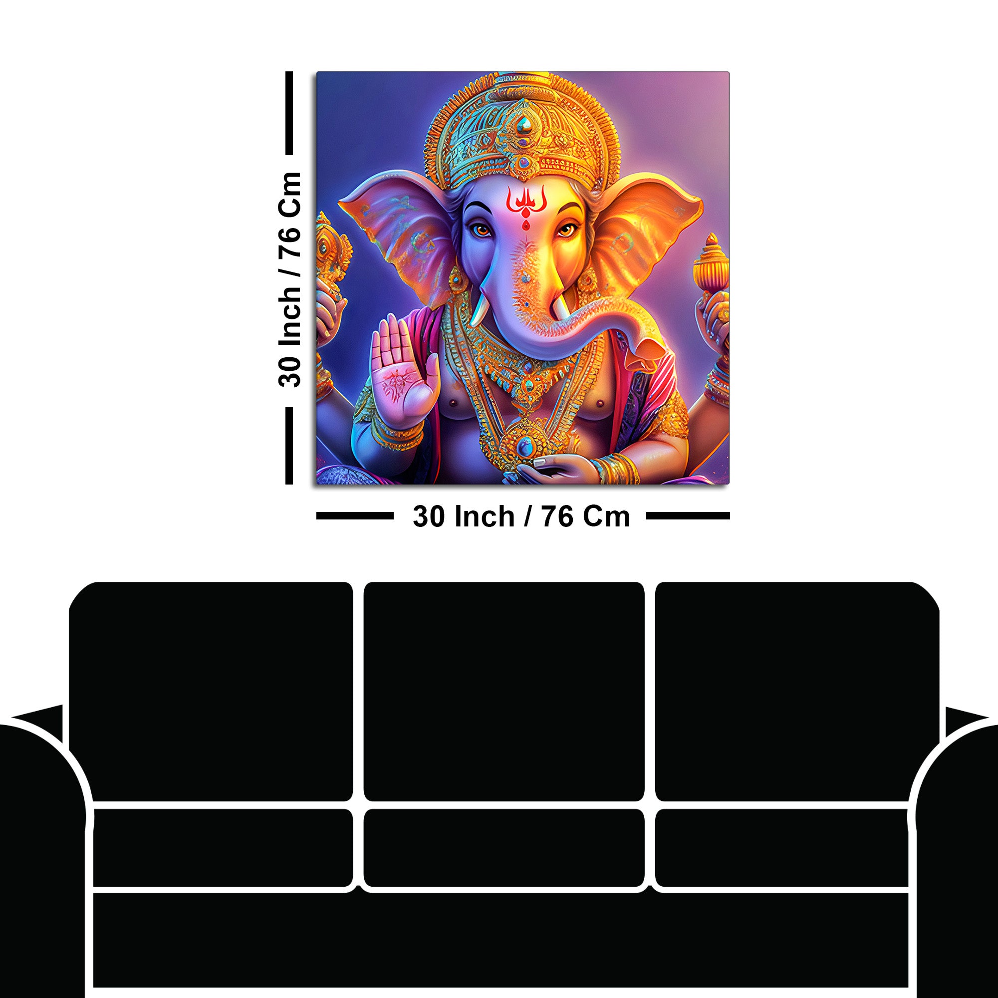 Ganpati Painting for Home Office