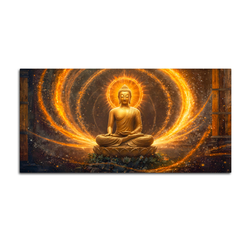Gautam Buddha Canvas Painting for Stylish Walls