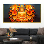 Gautam Buddha Elegant Wall Canvas Painting for Calm Home Decor