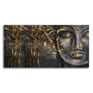 Gautam Buddha Sculpture Wall Painting