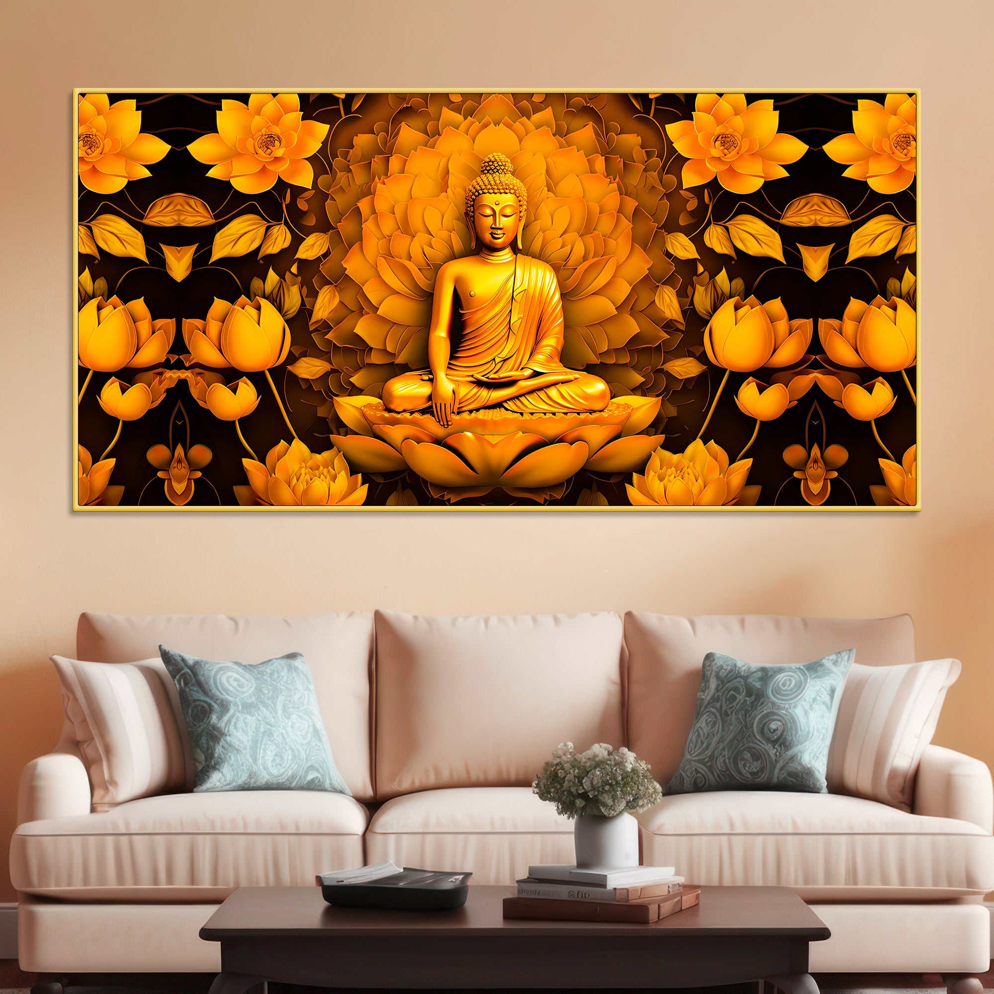 gautam-buddha-wall-painting-for-home-decoration