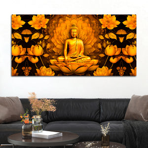 Gautam Buddha Wall Painting for Home Decoration