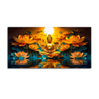 Gautam Buddha Wall Painting for Positive Interior Atmosphere