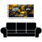 Gautam Buddha Wall Painting for Premium Living Room Décor