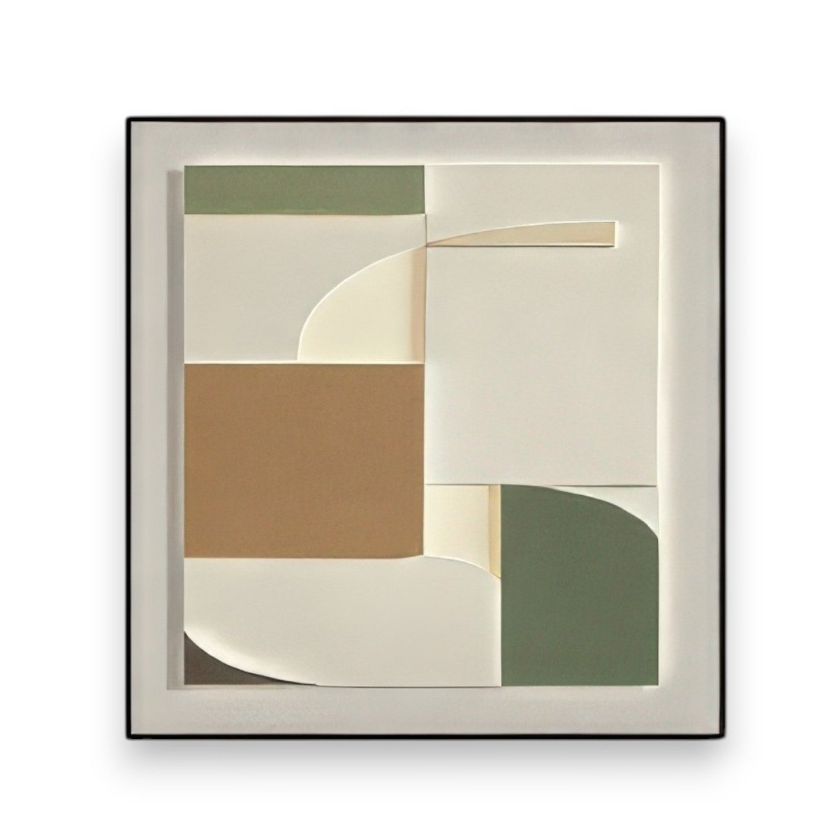 Geometric Abstract Layered Design 3D Wall Art Home Decor