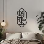 Geometric Nexus Design Wall Metal Art Decor