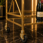 glamorous-two-tier-gold-bar-cart-drinks-trolley