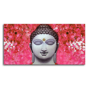 God Buddha Portrait Canvas Wall Painting