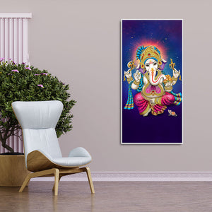 God Ganesh Spiritual Premium Canvas Wall Painting