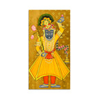 God Shrinath Ji Canvas Painting | Devotional Indian Wall Decor Art