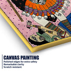 Goddess Kali Madhubani Style Canvas Wall Painting