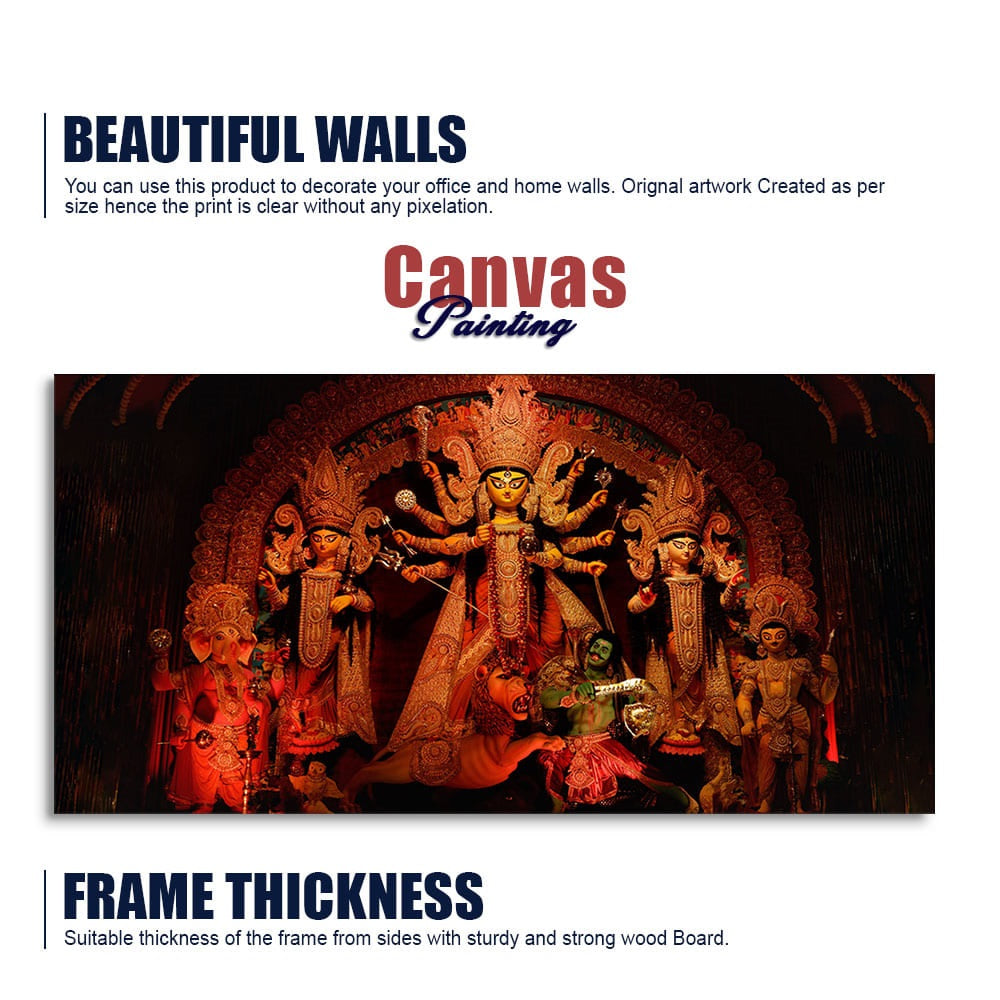 Goddess Maa Durga Premium Canvas Wall Painting