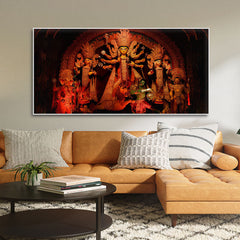 Goddess Maa Durga Premium Canvas Wall Painting