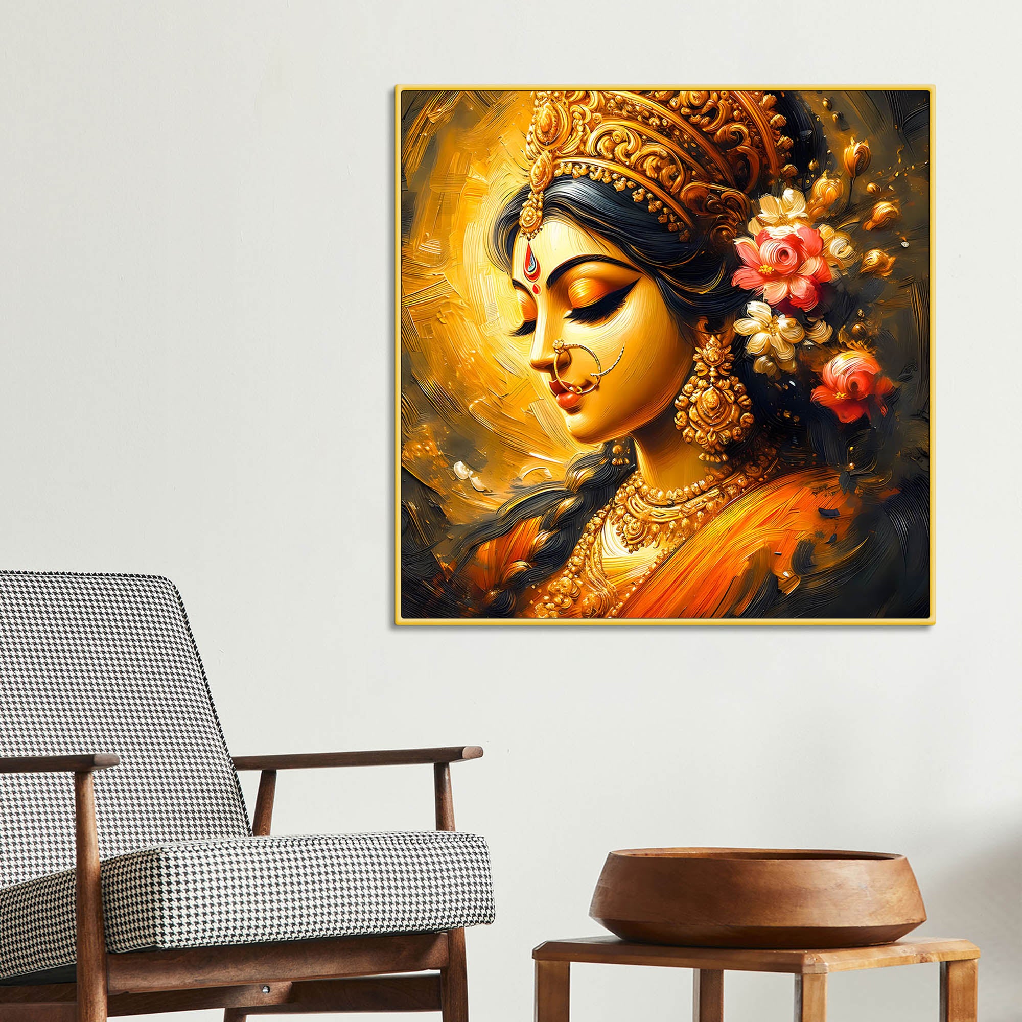 Goddess Portrait Spiritual Canvas Wall Painting