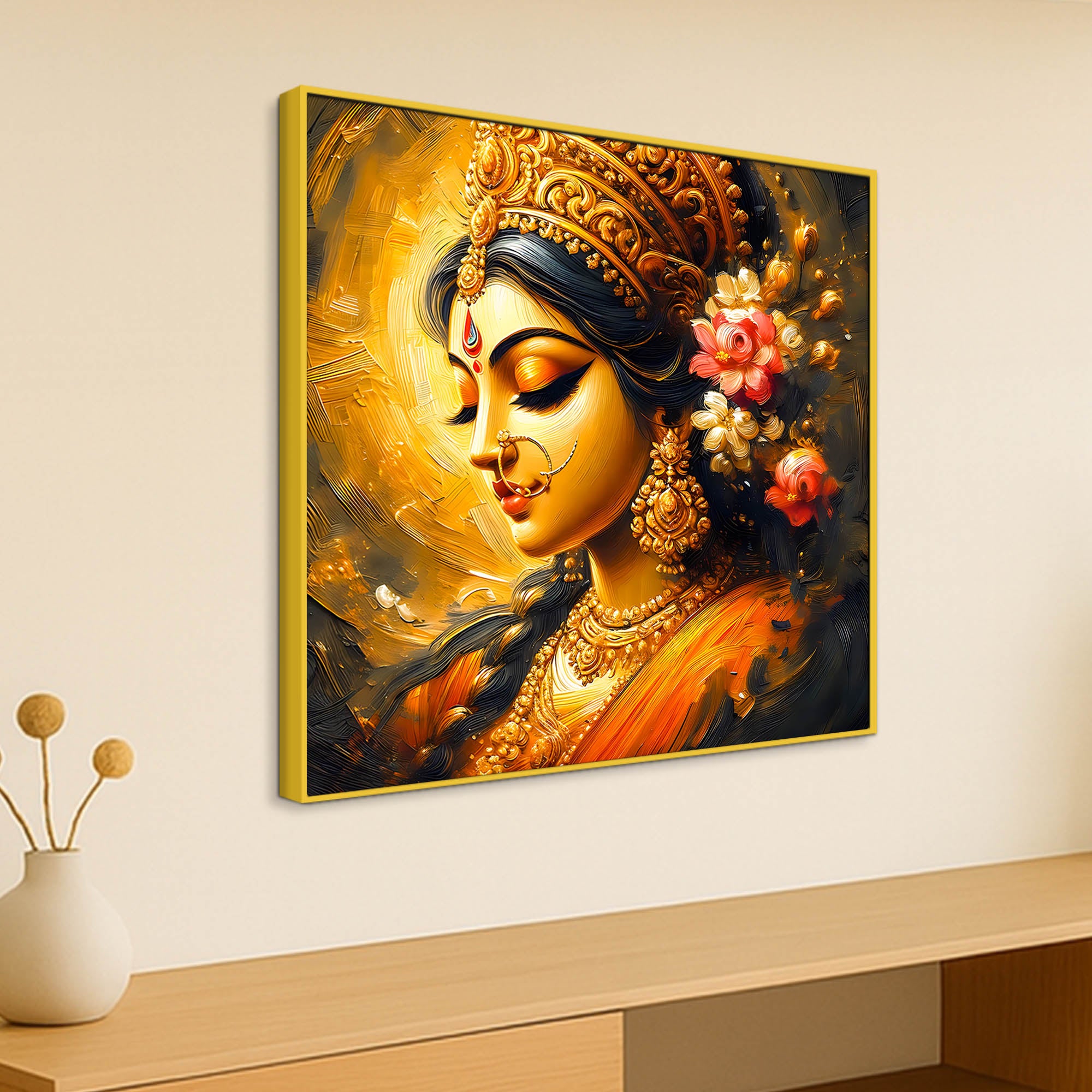 Goddess Portrait Spiritual Canvas Wall Painting