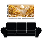 Golden Autumn Valley Landscape 3D Canvas Wall Painting